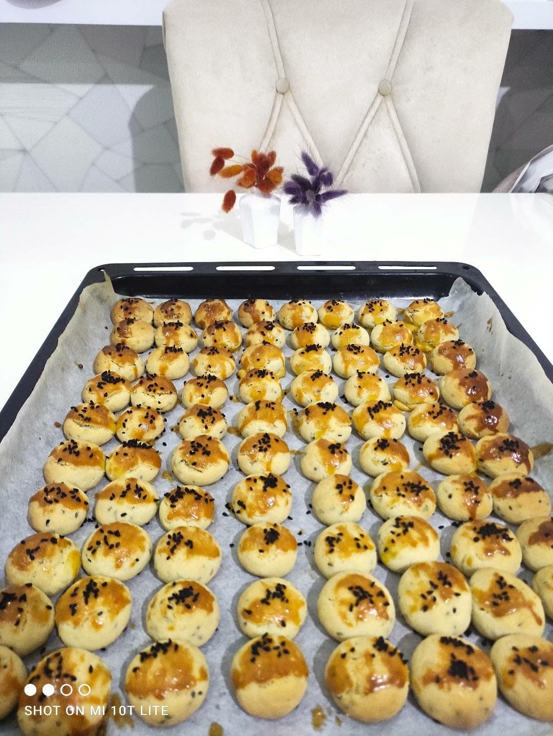 Çörek Otlu Misket Kurabiye