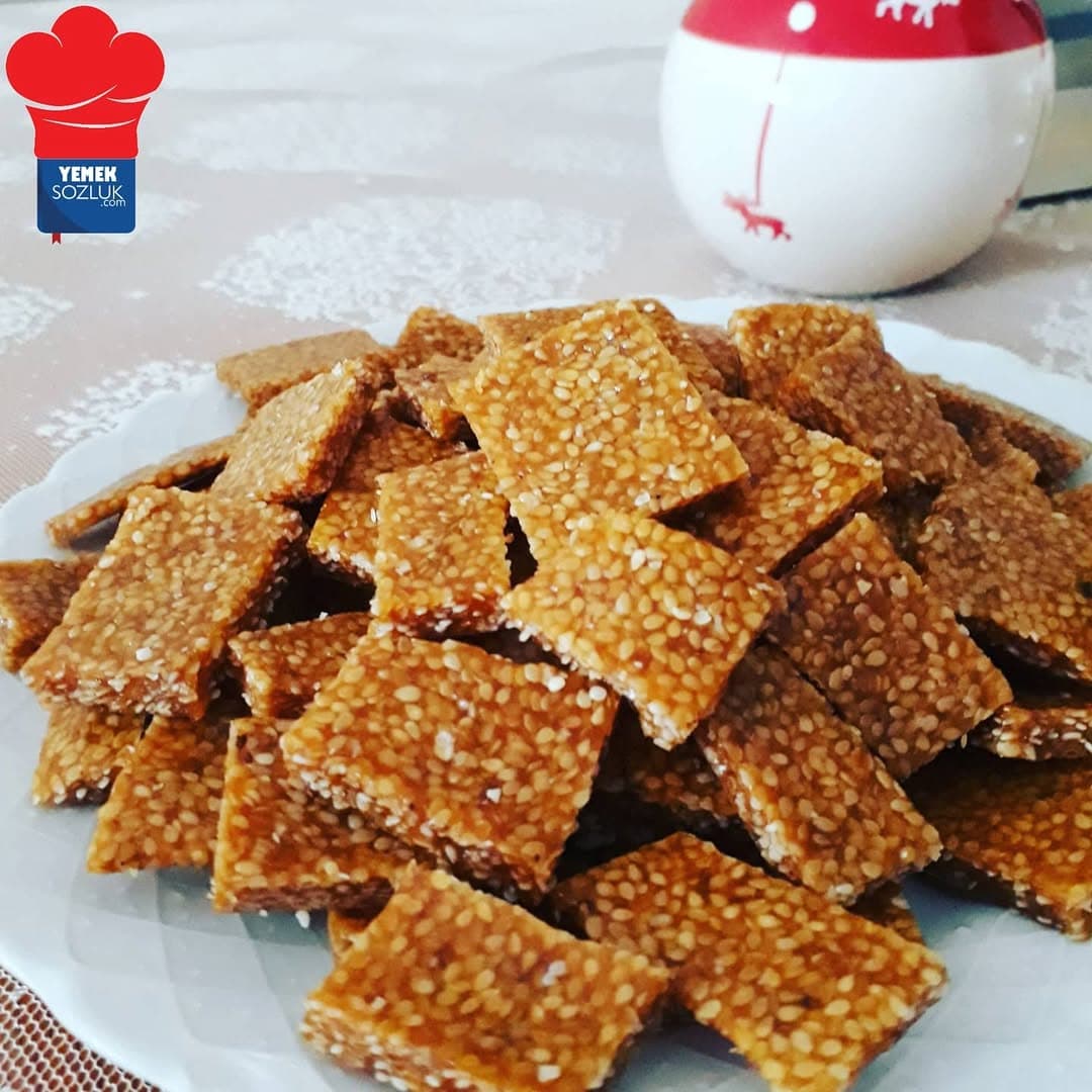 Susamlı Bayram Şekeri Tadında Susam Krokan