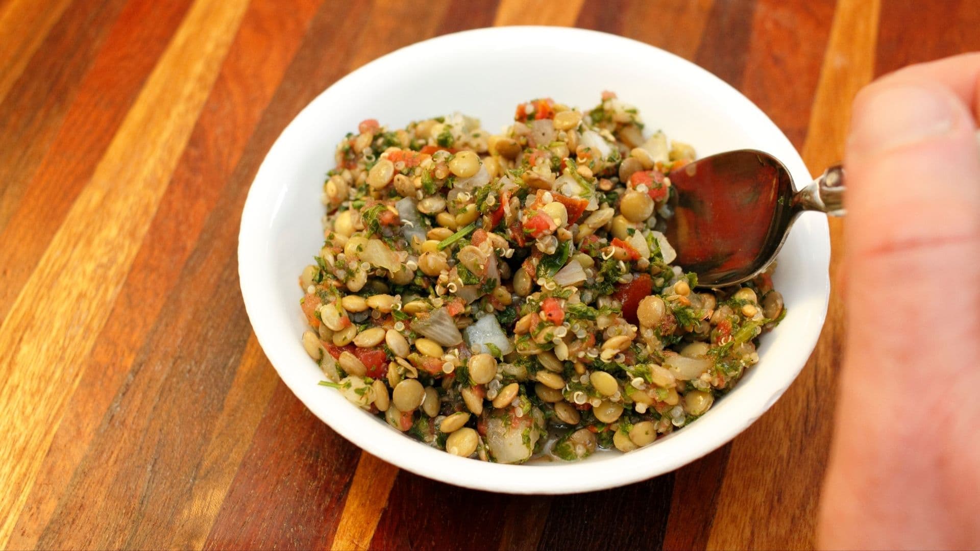 Yeşil Mercimekli Tabule