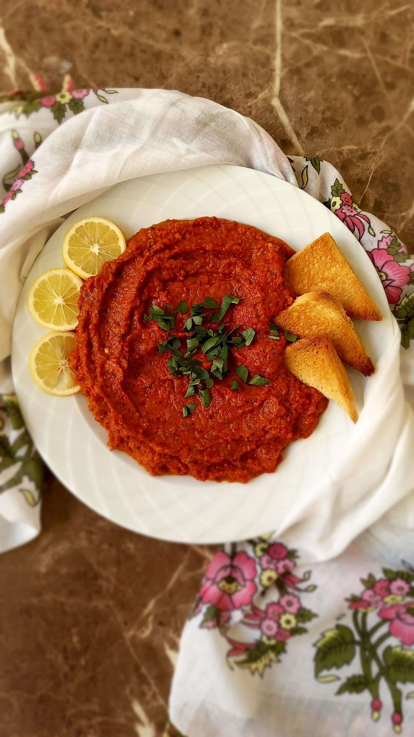 Köz Patlıcan ve Kapya Biberli Meze