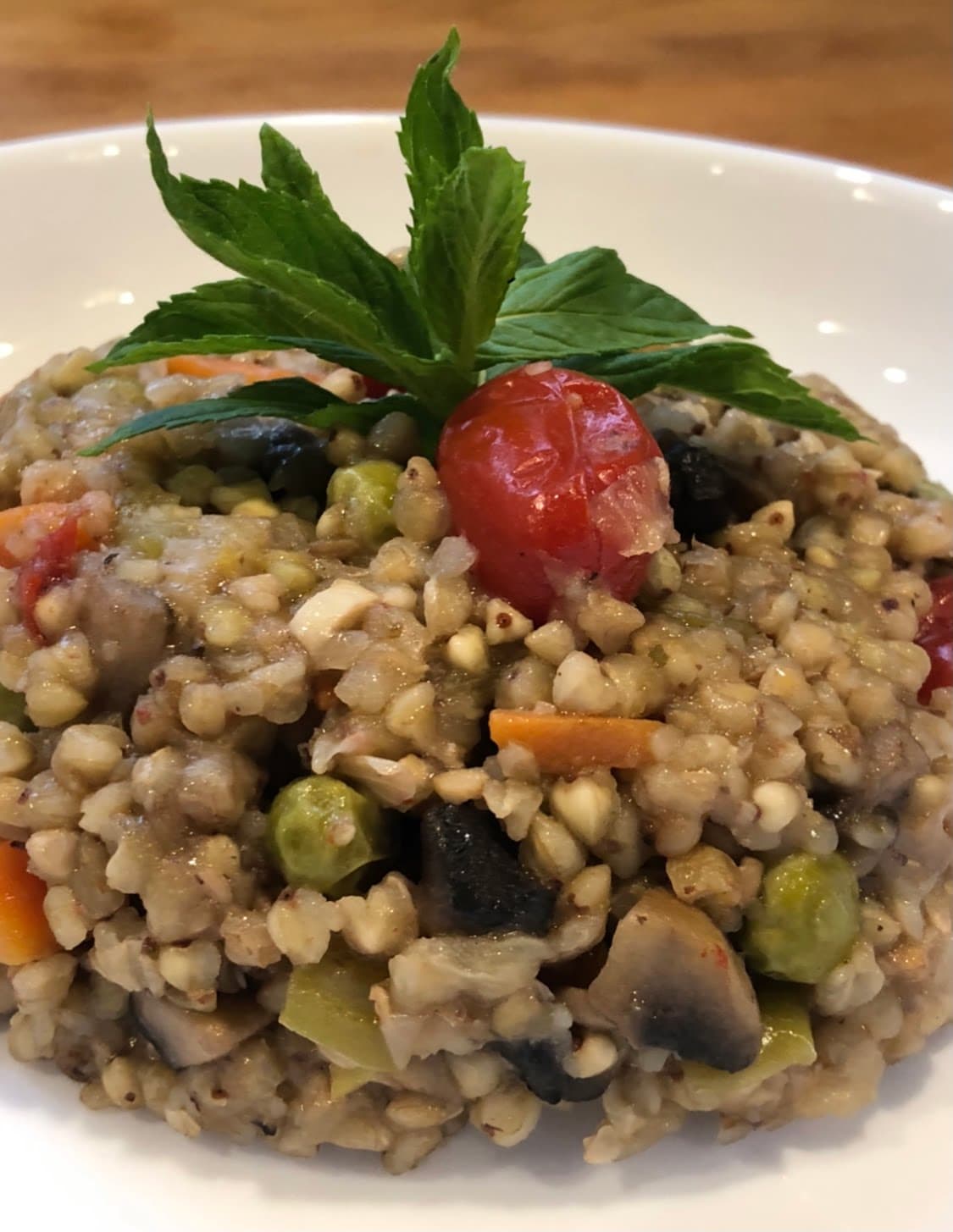 Bezelyeli Karabuğday Pilavı