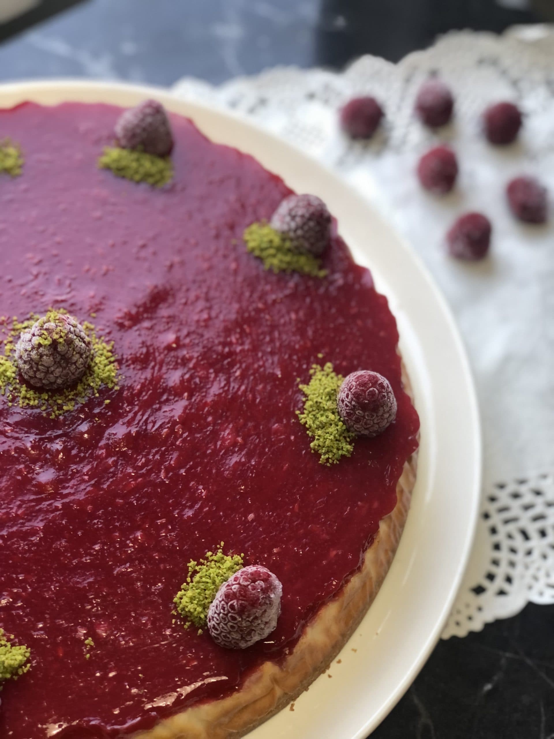 Frambuazlı Cheesecake