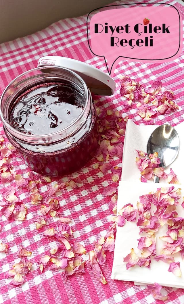 Diyet Çilek Reçeli