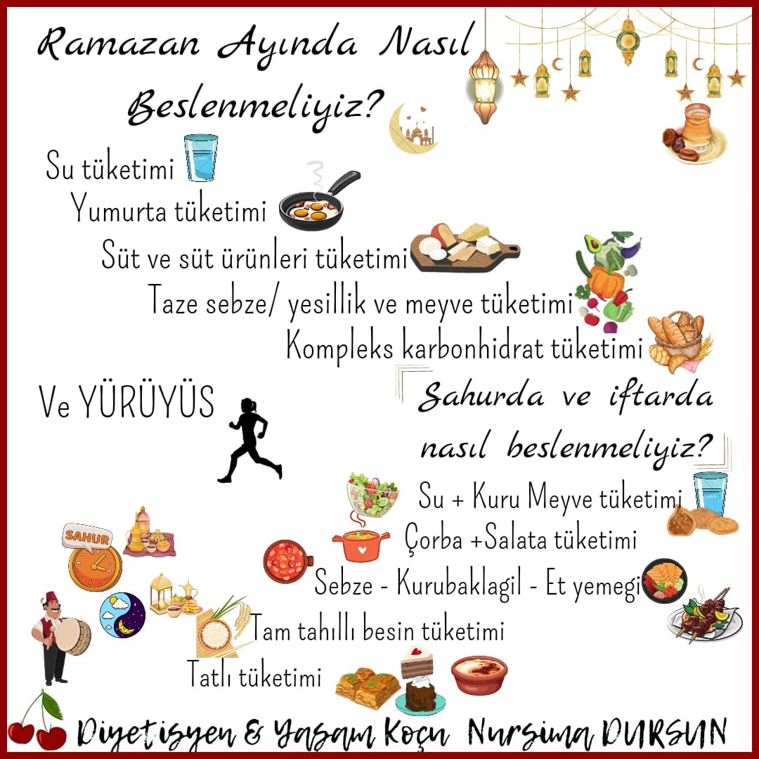 Ramazan Ayında Nasıl Beslenmeliyiz?