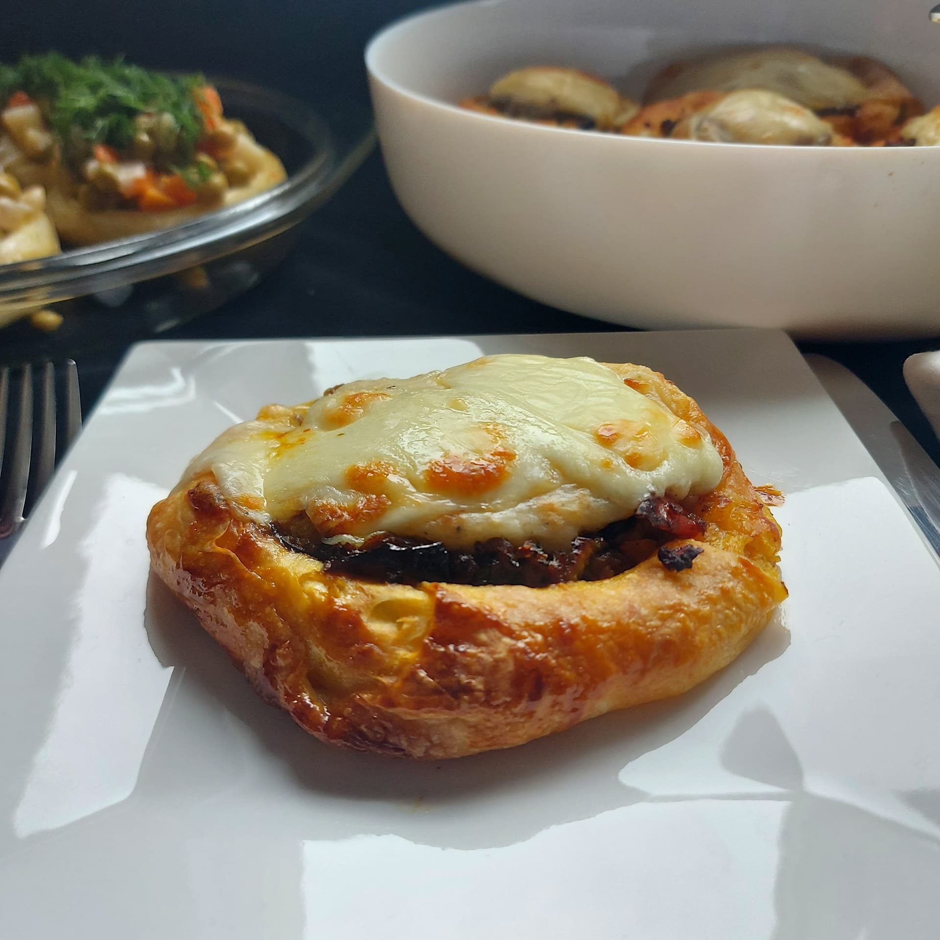 Patlıcanlı Kıymalı Çanak Börek