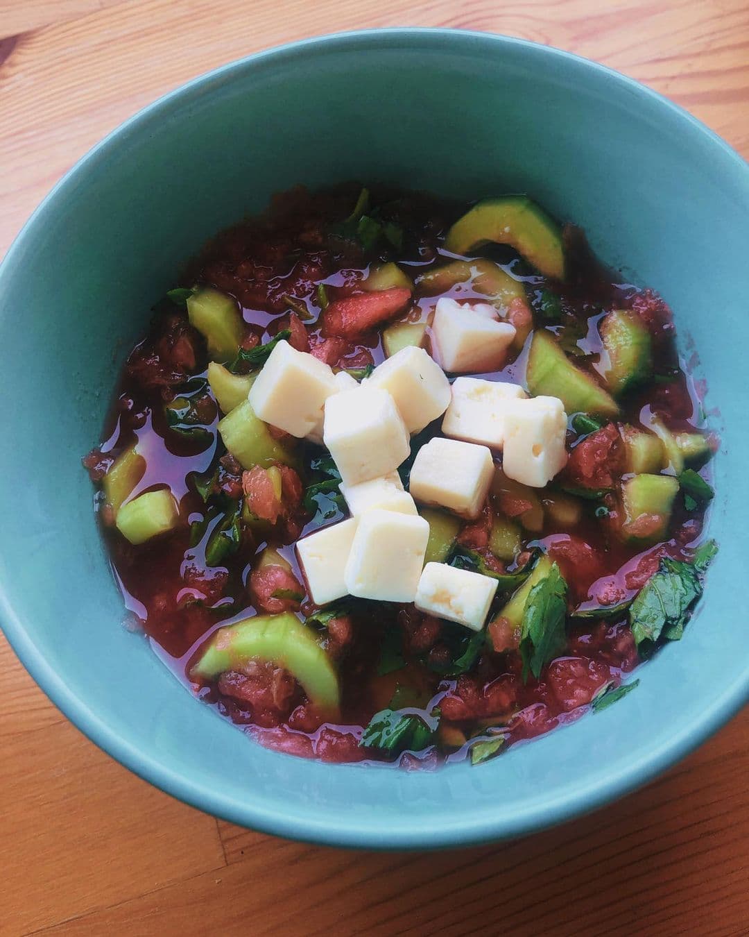 Karpuzlu Kaşık Salata