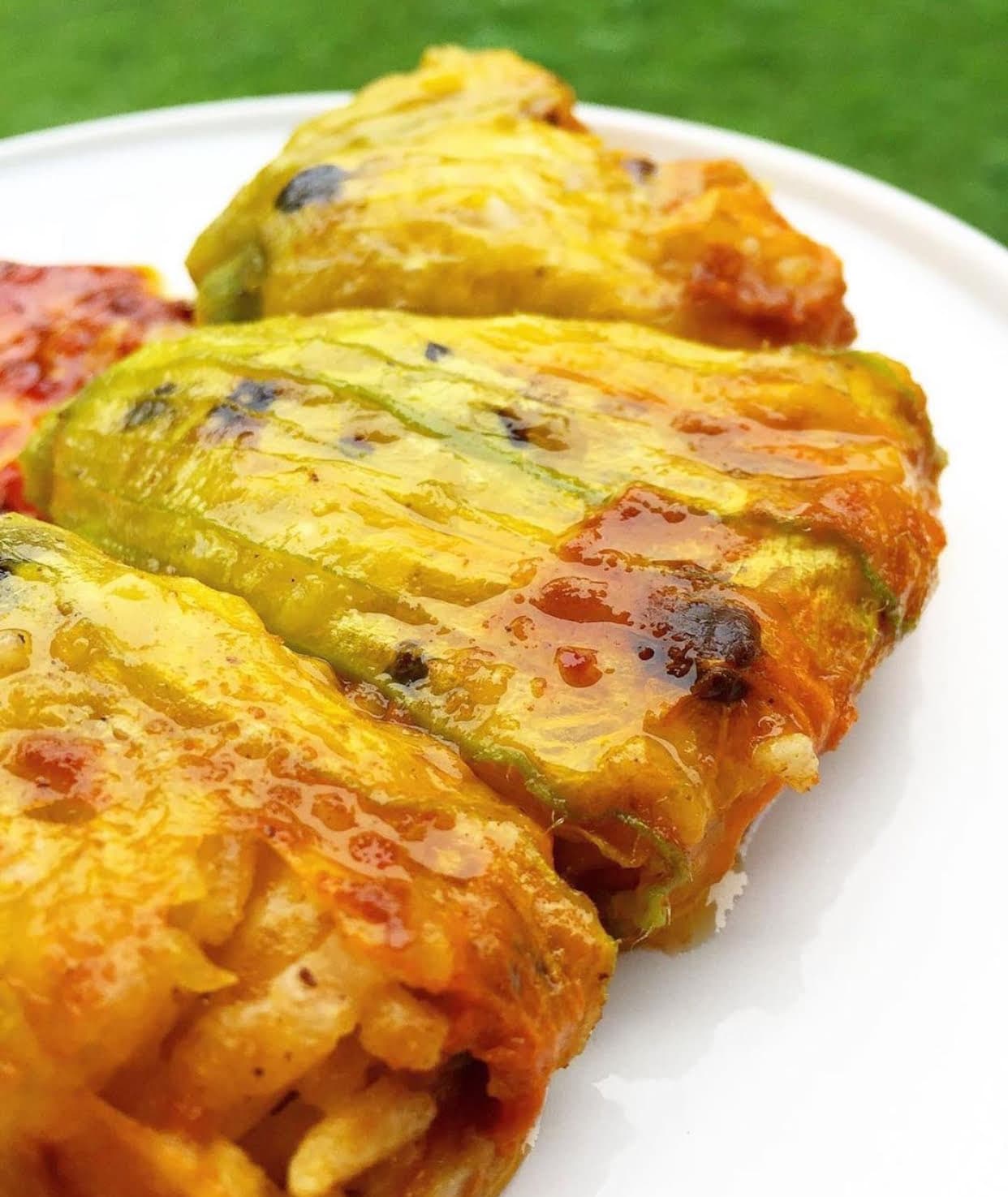 Pilavlı Kabak Çiçeği Dolması