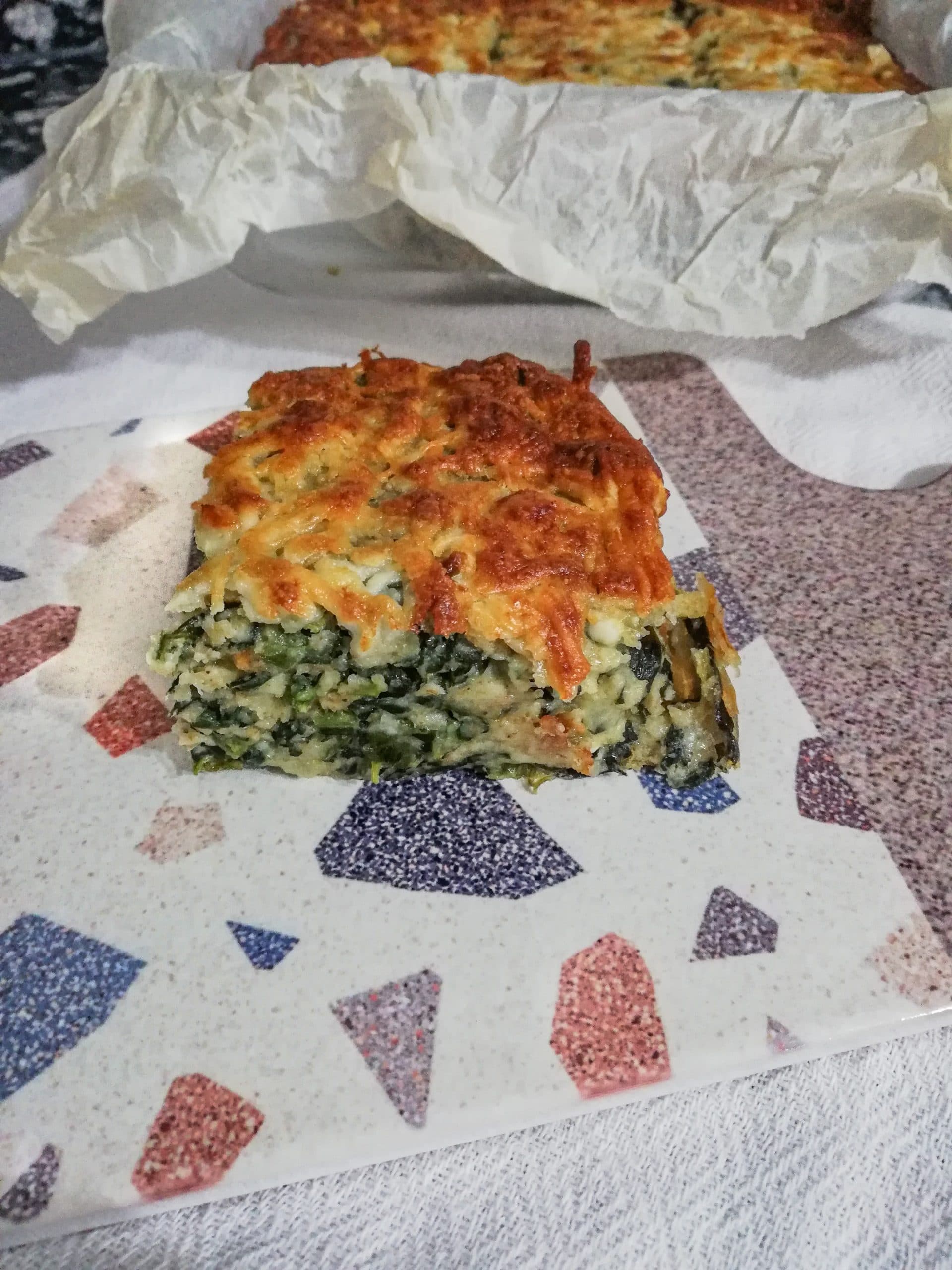 Ispanaklı ve Peynirli Brownie