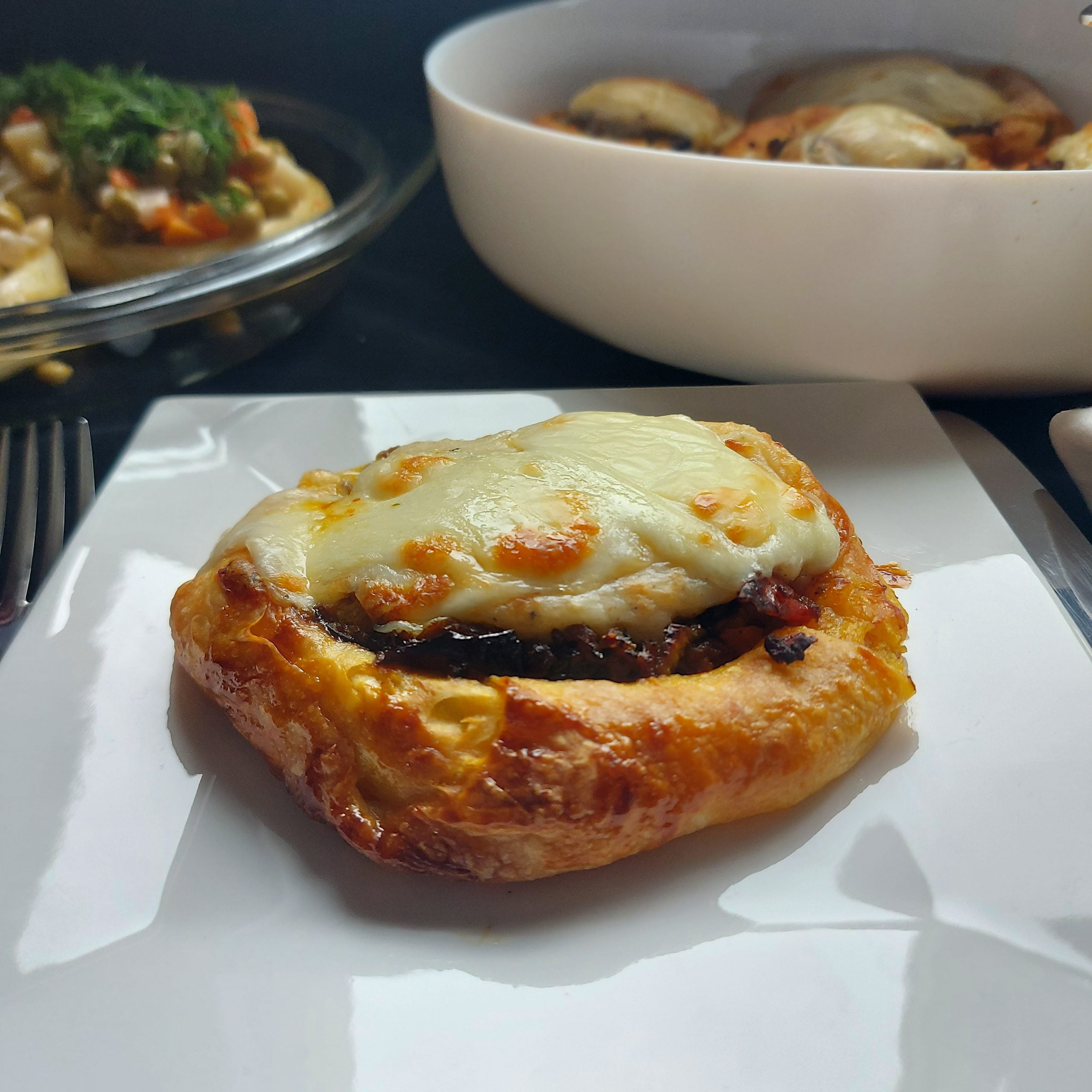 Patlıcanlı Kıymalı Çanak Börek