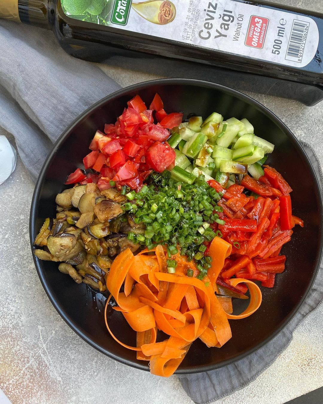 Patlıcanlı Salata