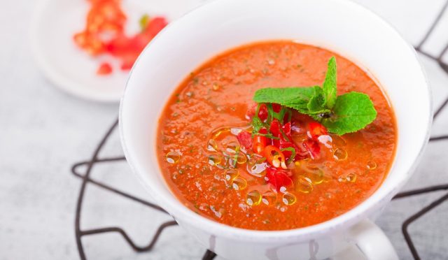 Gazpacho Soğuk Domates Çorbası