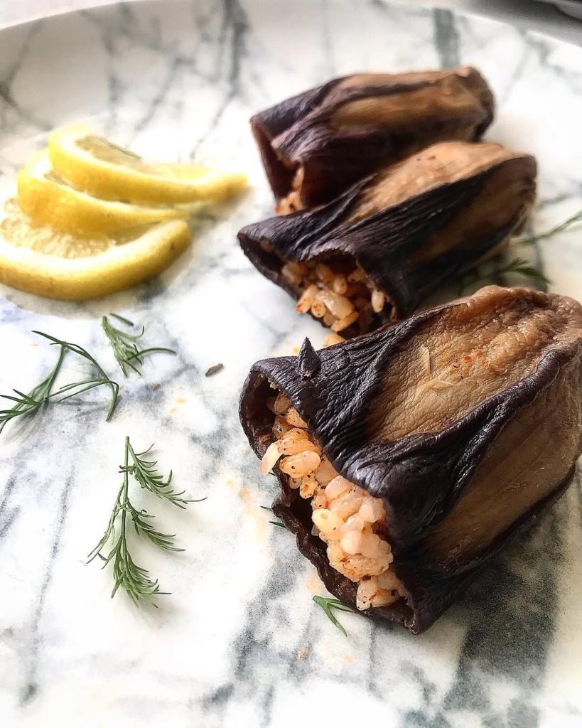 Kuru Patlıcan Dolması tarifi