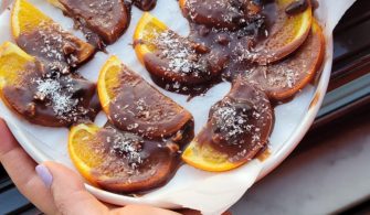 Çikolatalı Portakal Dilimleri