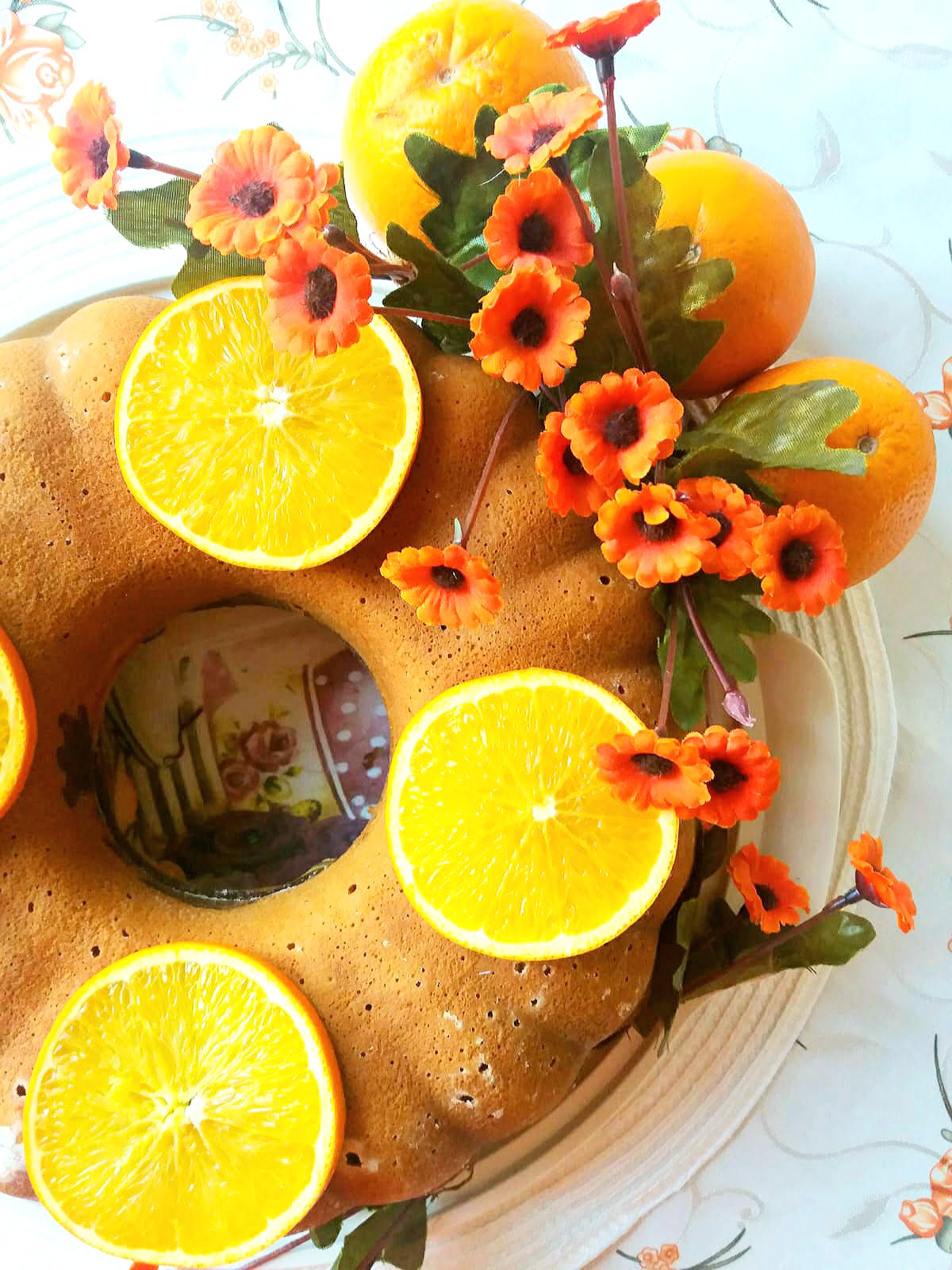 Portakallı Kakaolu Kek