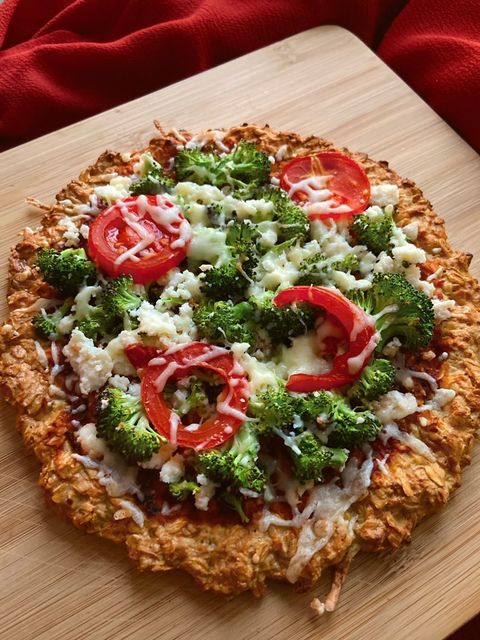 Yulaf Tabanlı Brokoli Pizza